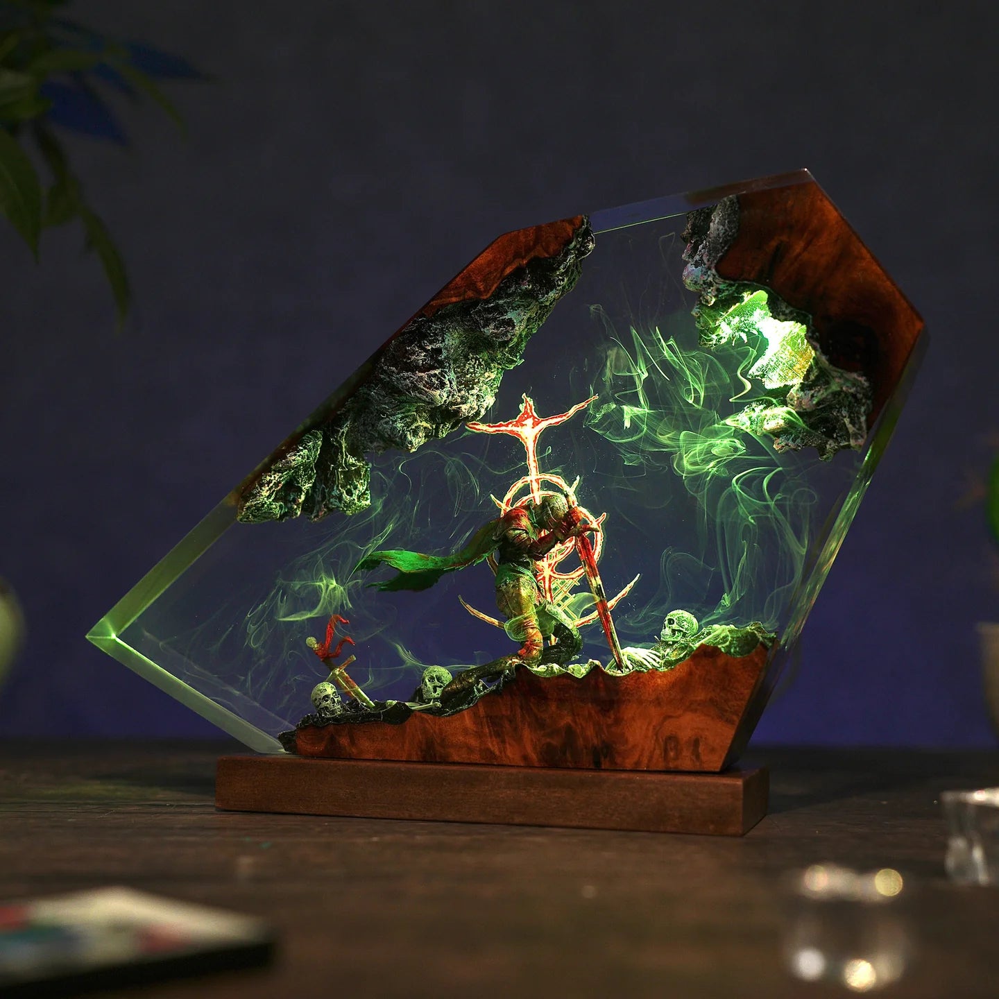 Maliketh, the Black Blade Elden Ring Resin Lamp