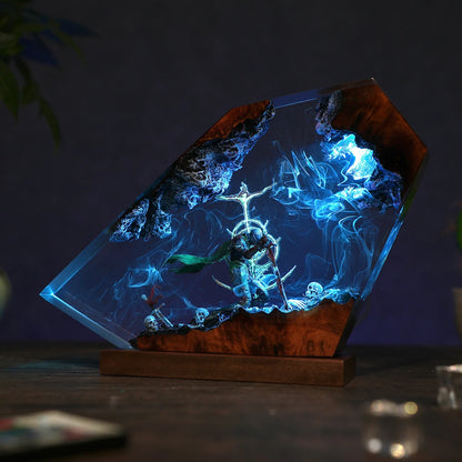Maliketh, the Black Blade Elden Ring Resin Lamp