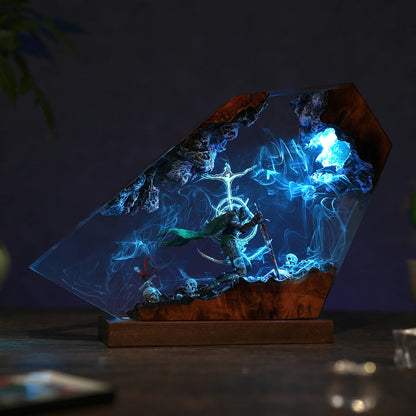 Maliketh, the Black Blade Elden Ring Resin Lamp