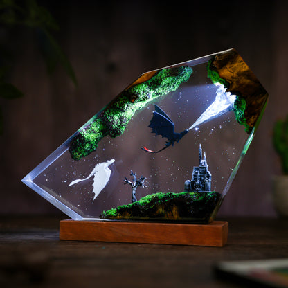 Toothless Resin lamp