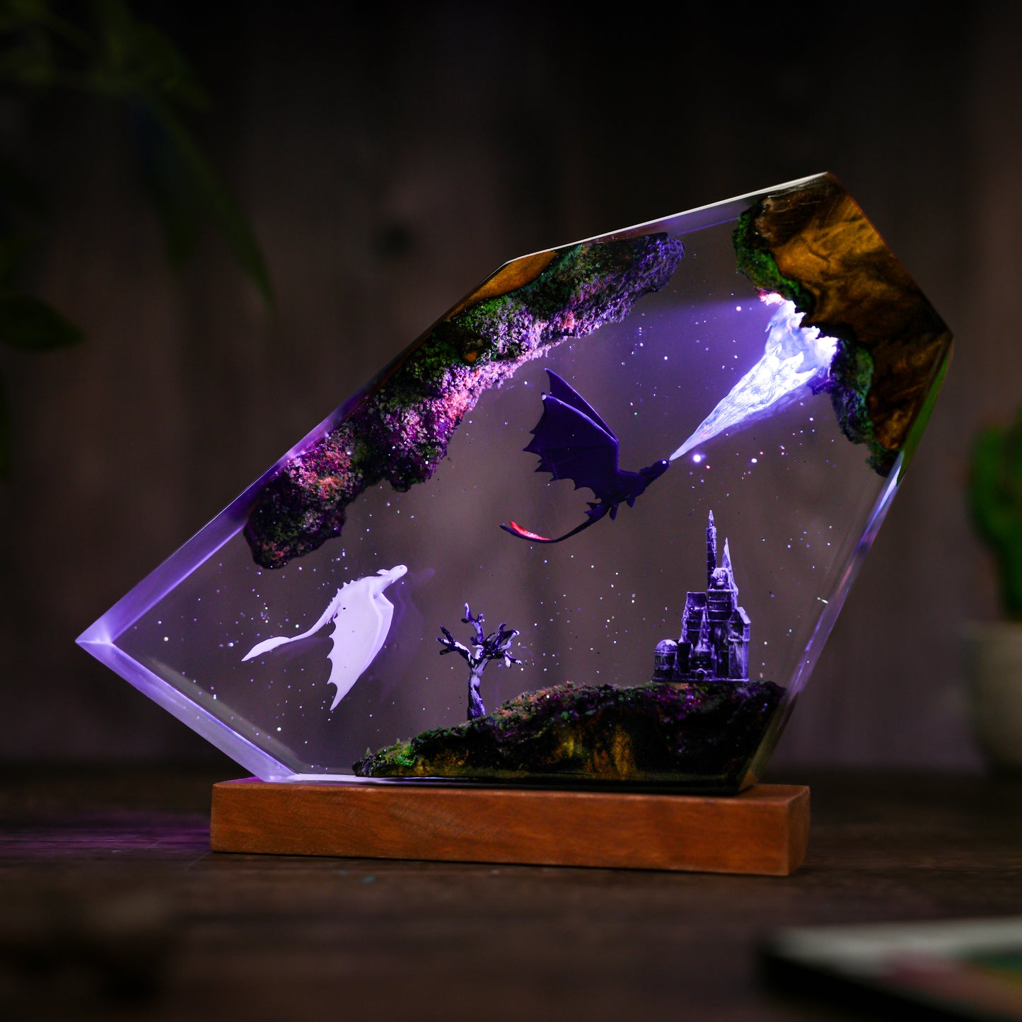 Toothless Resin lamp
