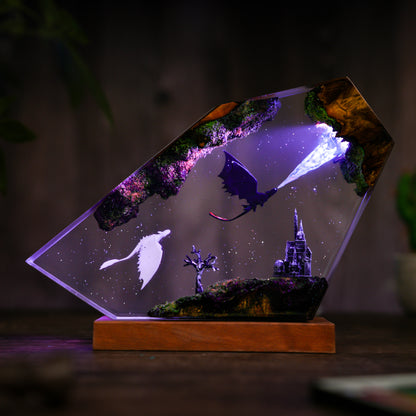 Toothless Resin lamp