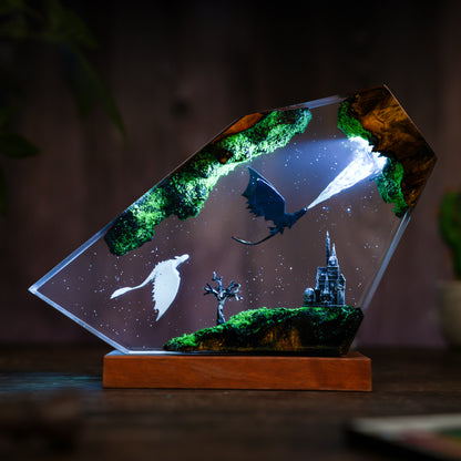 Toothless Resin lamp