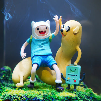 Finn and Jake Resin lamp