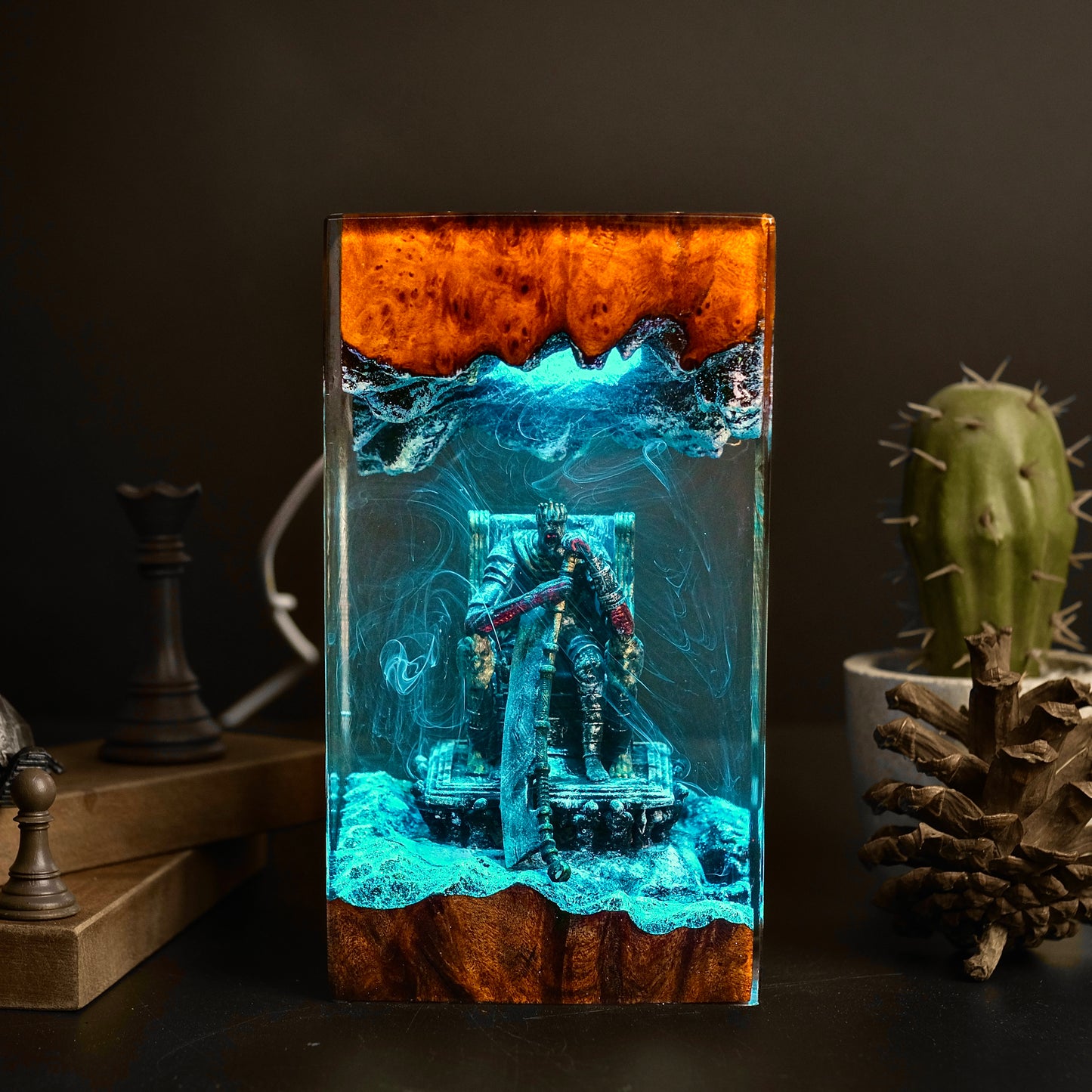 DarkSoul Resin Lamp