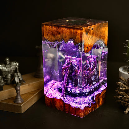 DarkSoul Resin Lamp