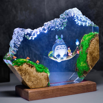 Totoro Resin Lamp