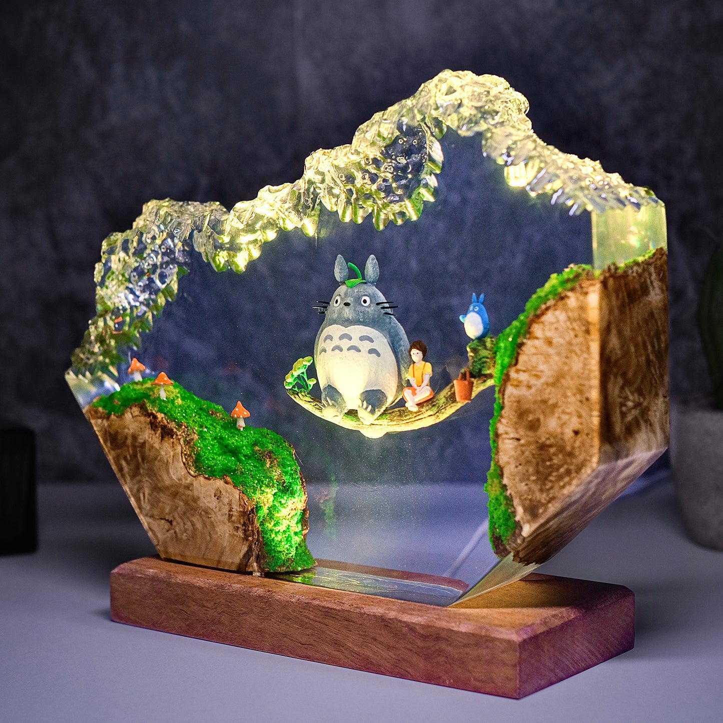 Totoro Resin Lamp